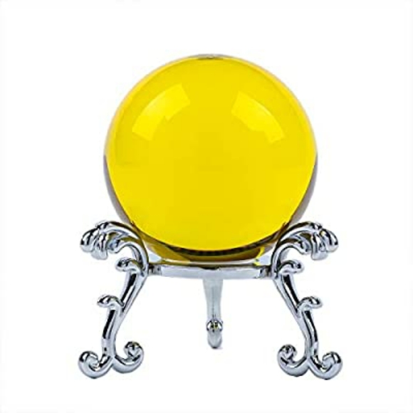 Pick color! Crystal Ball with silver colored stand - Picture 6 of 14